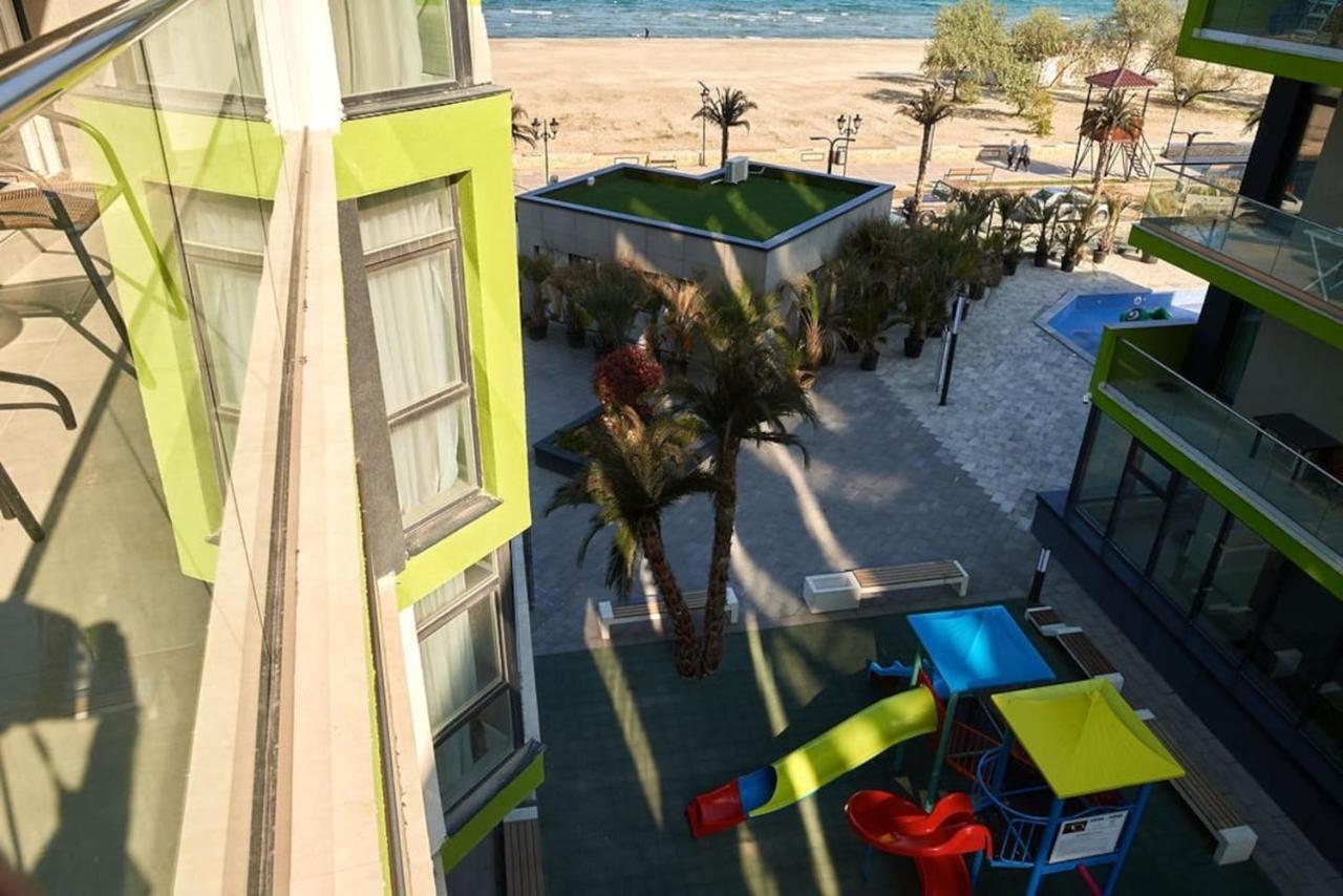 Blue Apartment In Spa N Pool Beach Resort Năvodari Eksteriør billede